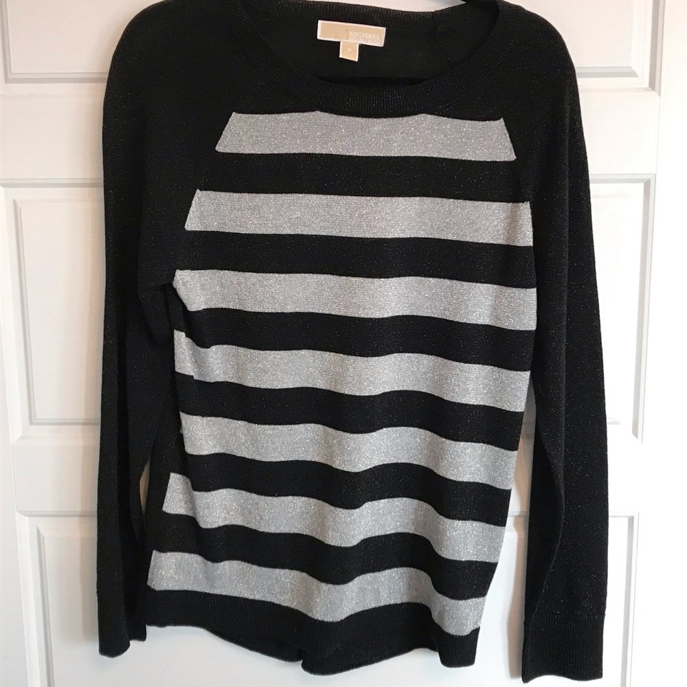 M Kors shiny sweater